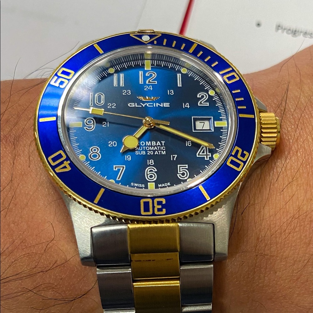 Glycine Combat Sub Two Tone 42mm